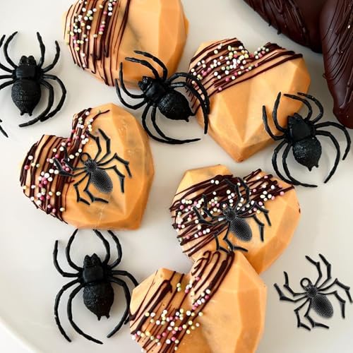 Spider Fondant Mold 2 Pcs - Halloween Cake Decorating Silicone Molds