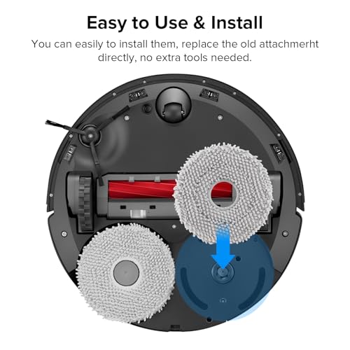 Roborock 4 Pack Microfiber Mop Cloths for Q Revo Models