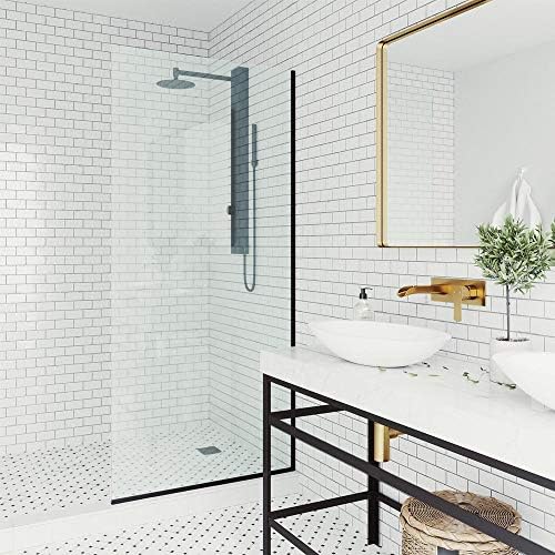 VIGO Zenith Frameless Tempered Glass Shower Panel
