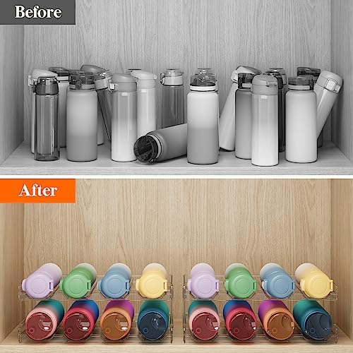 Lifewit Stackable Water Bottle Organizer 3Pack 1