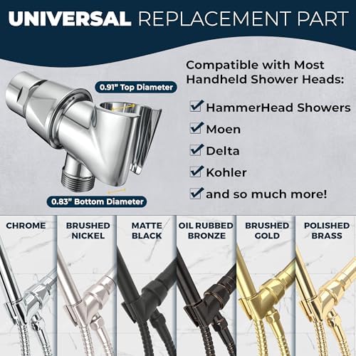 HammerHead Showers All Metal Handheld Shower Holder