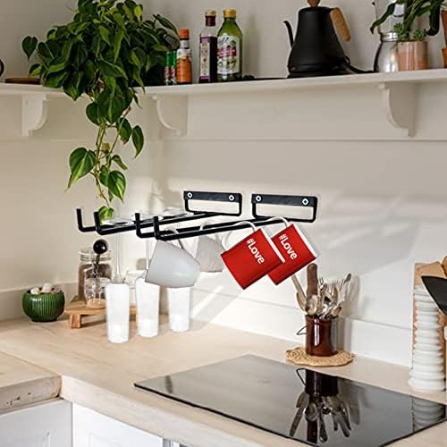 4-Pack 12 Inch Wall-Mounted Wine Glass Racks