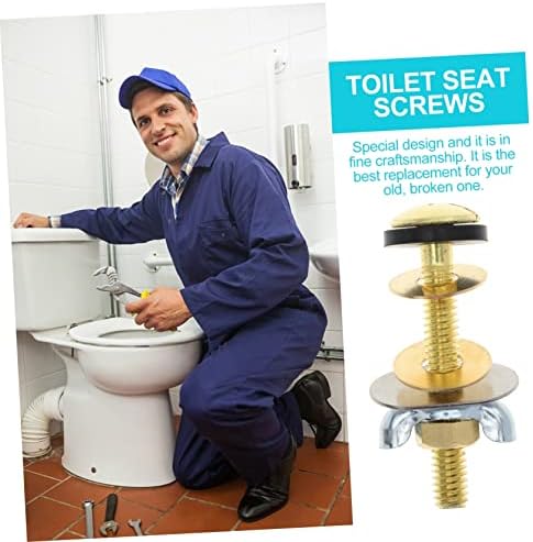 Universal 4 Pcs Toilet Seat Bolts Screws Accessories