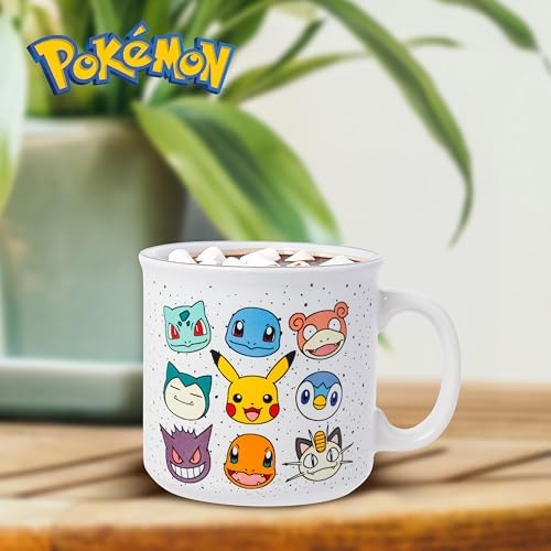 Silver Buffalo Pokemon Multi Face Camper Mug 20 Ounces
