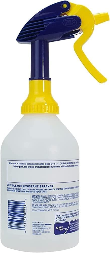 Zep Bleach Resistant Professional Sprayer Bottle - 32 oz Pack of 2