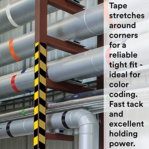 3M Vinyl Tape 764 - 2 in x 36 yd Brown Safety Warning Tape