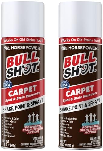 Horsepower Bull Shot Carpet Spot Stain Remover 2 Pack