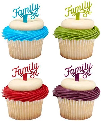 DecoPac Family Cupcake Picks - 24pc Assorted