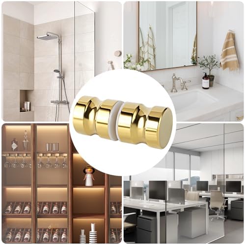 Alise Shower Glass Door Handle with Gold Finish