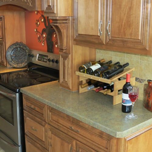 FixtureDisplays 15 Bottle Dakota Wine Rack 1040218-NPF 1