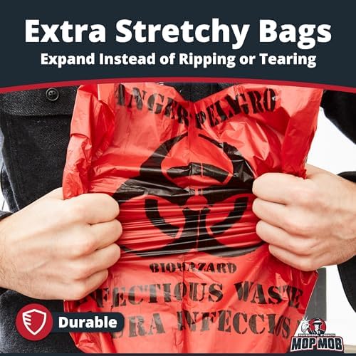 Mop Mob 150 Pk 10 Gallon Biohazard Waste Bags