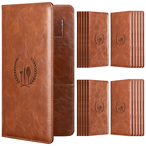 CoBak Check Presenters for Restaurants 20 Pack Brown