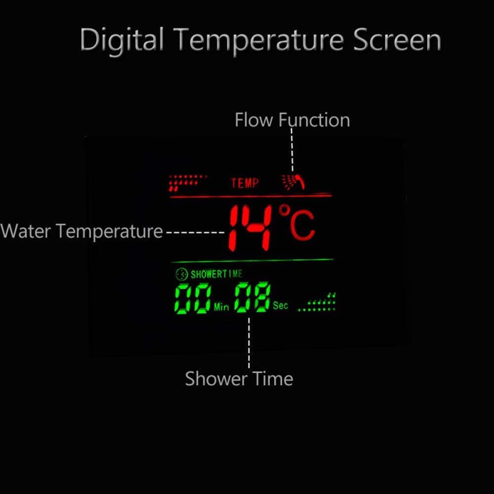 Gougeltd Digital Shower Panel System with LED Display