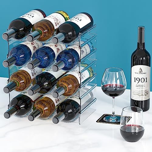 Benaep Stackable 4-Tier Water Bottle Wine Rack