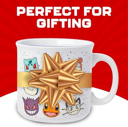 Silver Buffalo Pokemon Multi Face Camper Mug 20 Ounces
