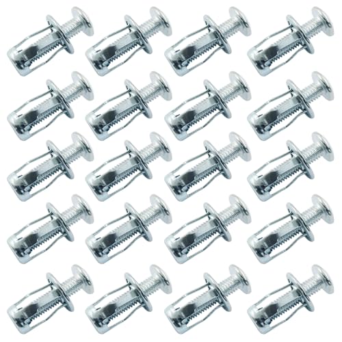 20 Pcs M6 Hollow Wall Anchors for DIY and Heavy Use