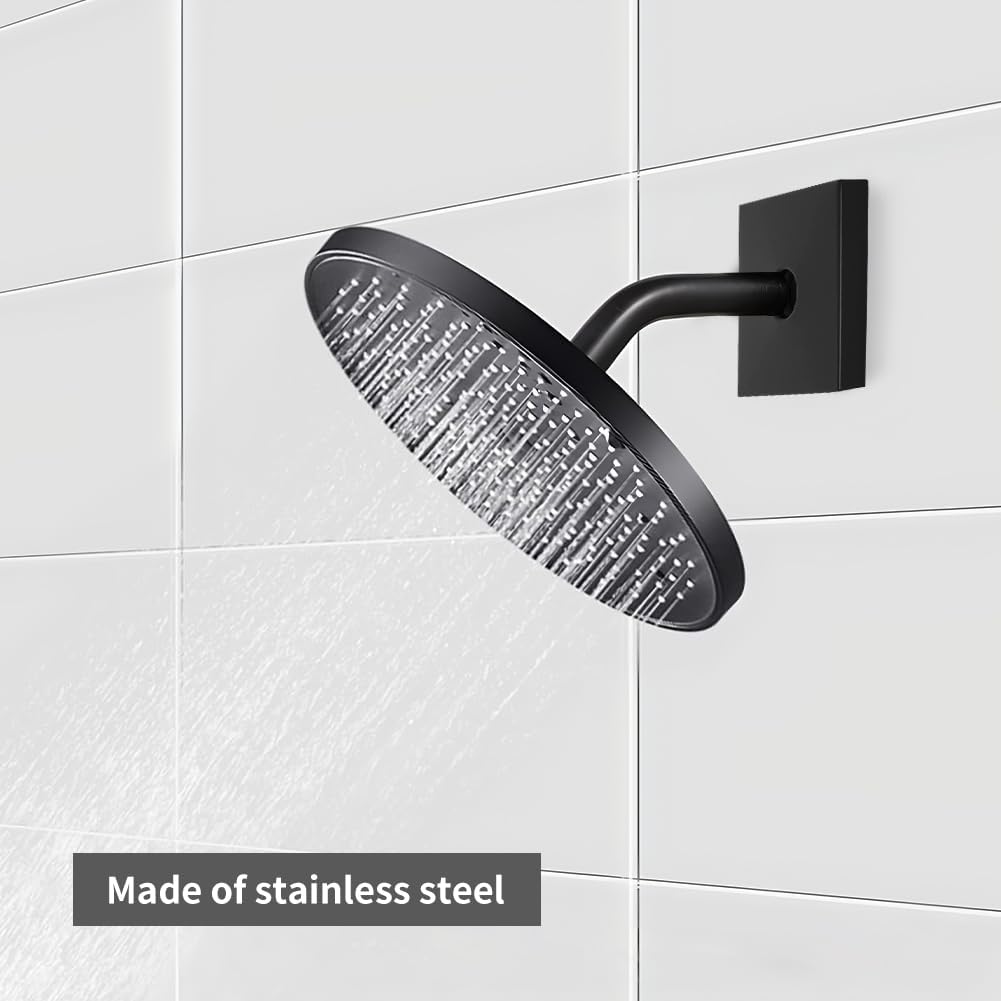 Pilarmuture 35inch Stainless Steel Shower Arm Flange