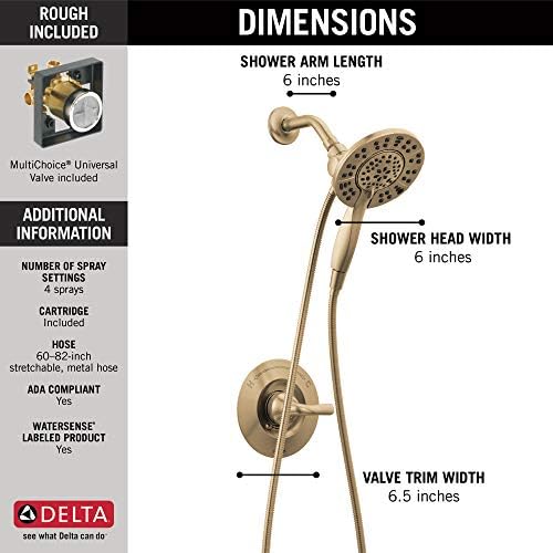 Delta 142840-CZ-I Arvo Shower Trim System