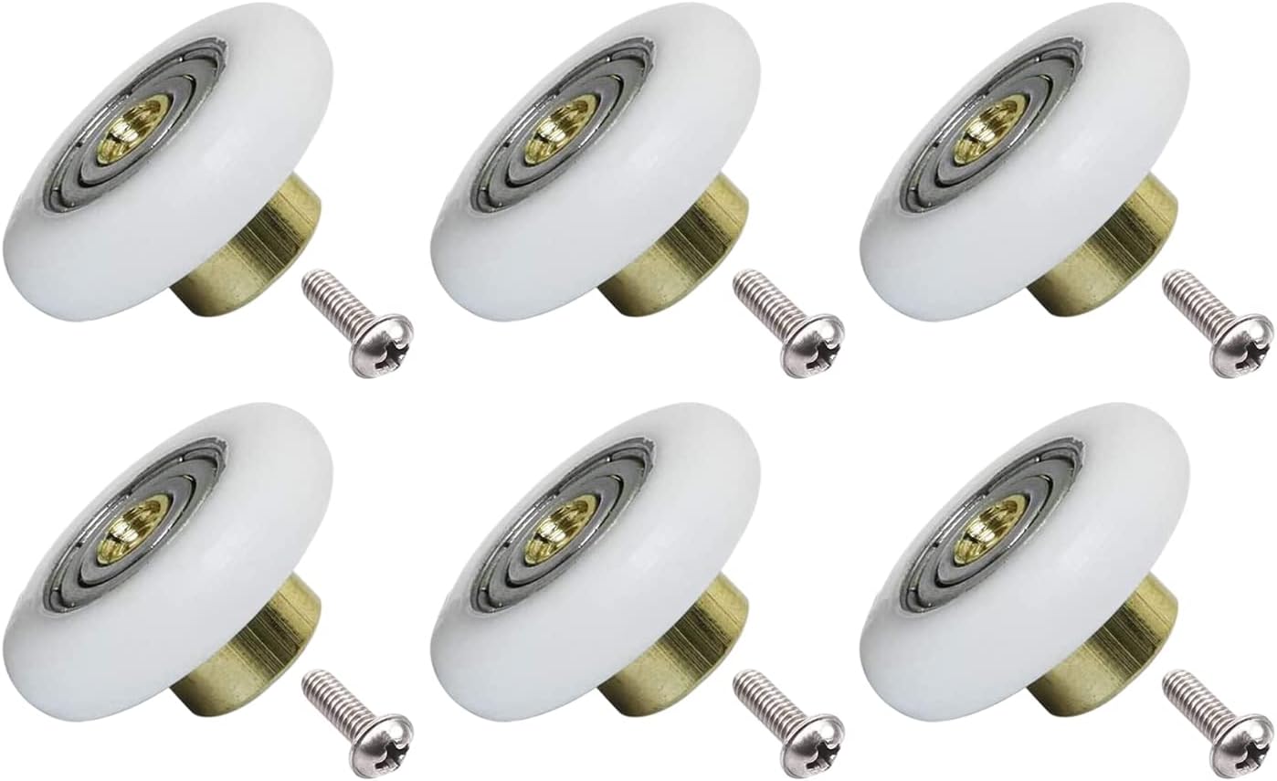 YUANQIAN Shower Door Rollers 20PCS Replacement for Glass Doors