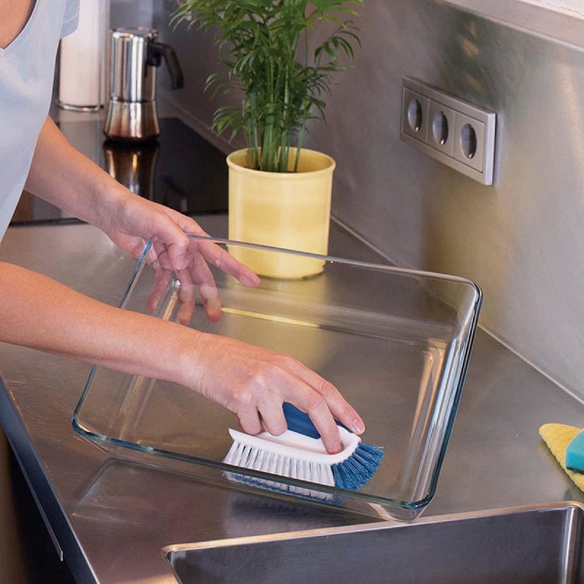 Unger Pastry Brush with Scraper for Bakeware and Cookware