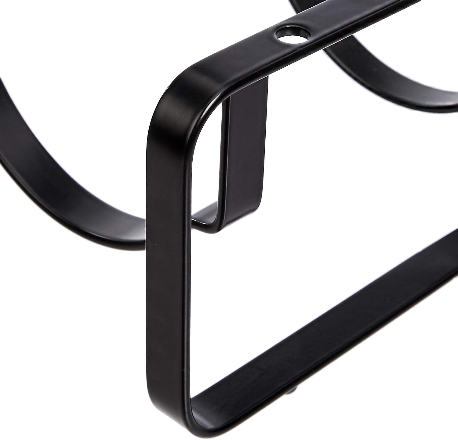 Amazon Basics 4-Bottle Metal Wine Rack - Black