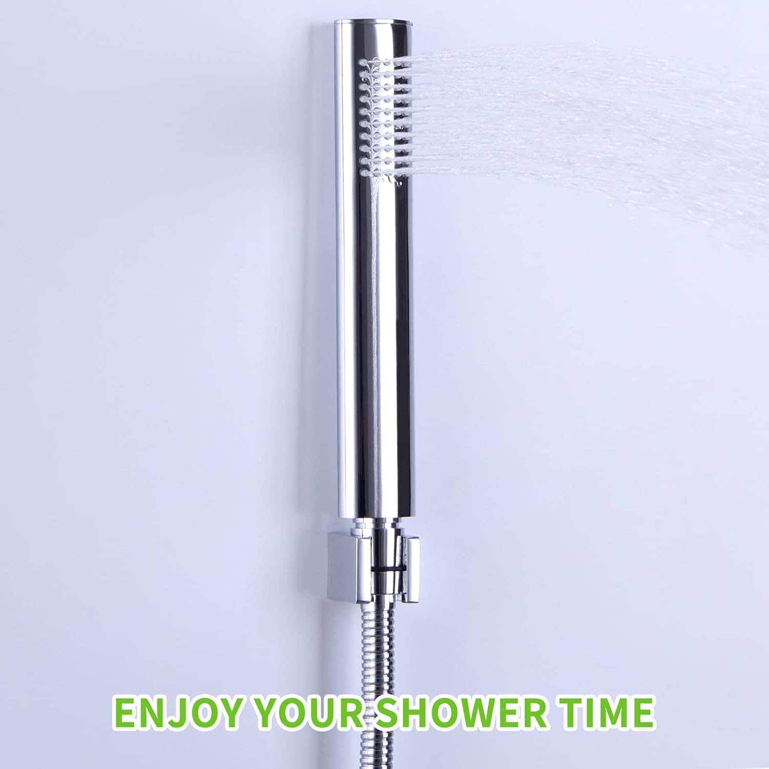 Angle Simple Shower Head Holder Wall Mount Brass Chrome