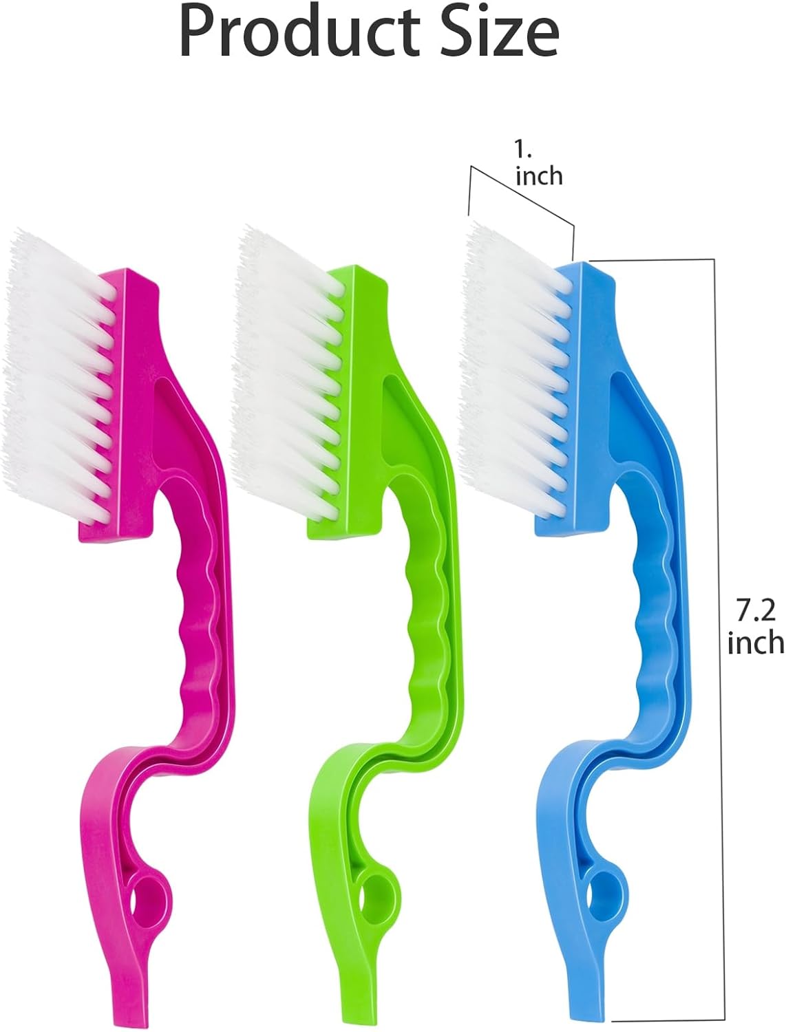 iFlyMars 4pcs Gap Cleaning Brush Set Silvery White