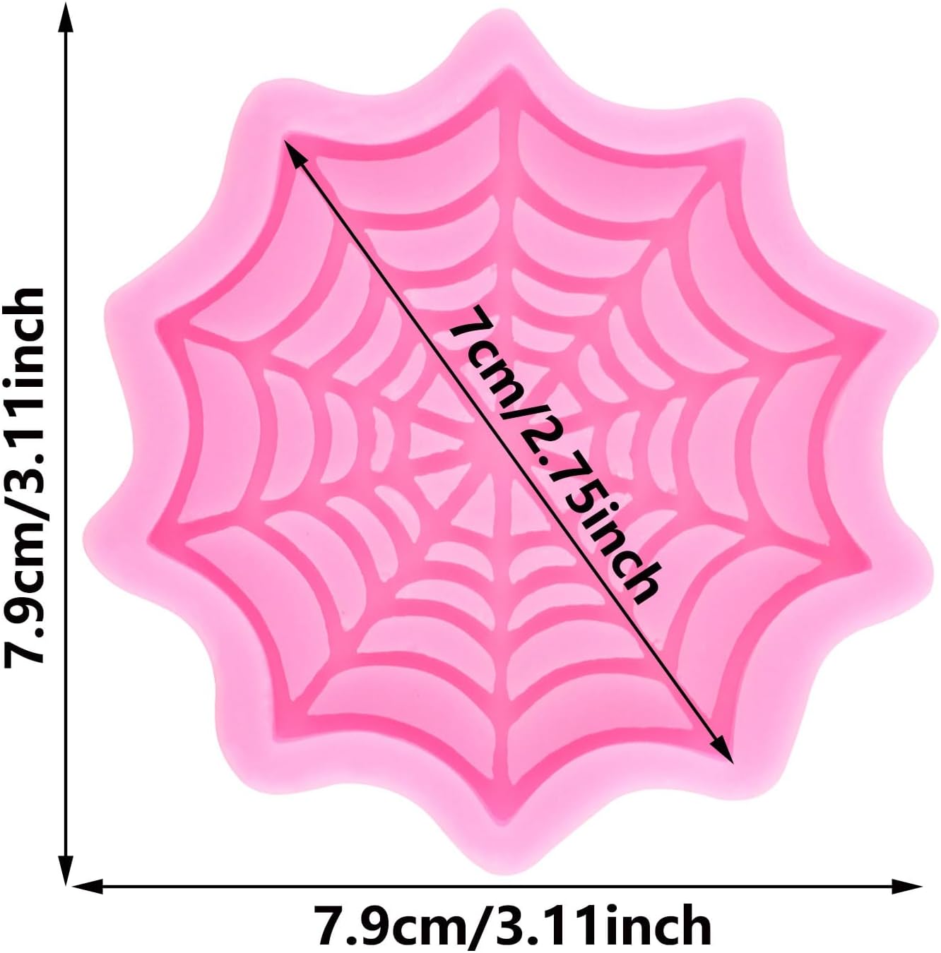Halloween Spider Web Silicone Fondant Mold