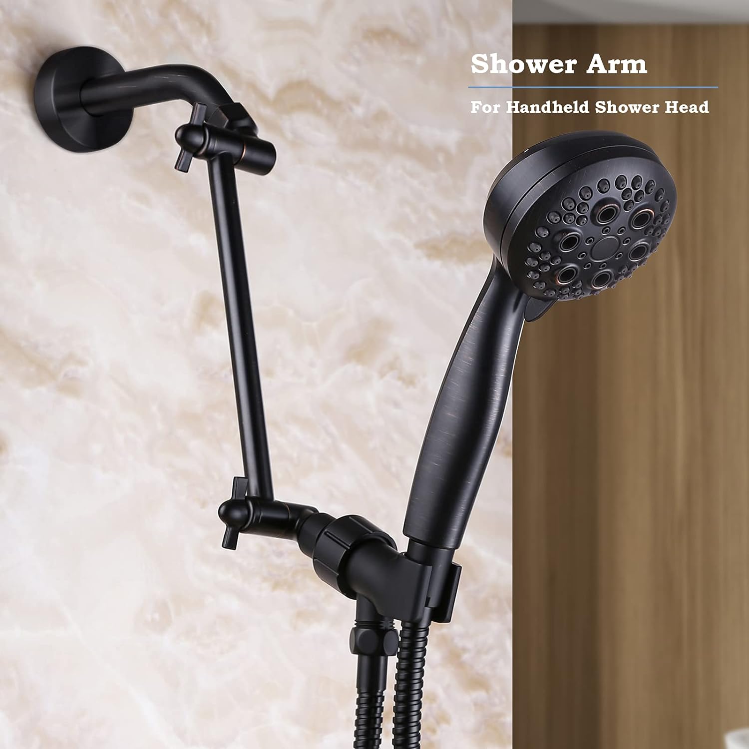 Adjustable Shower Arm Extension for Rain Shower Head