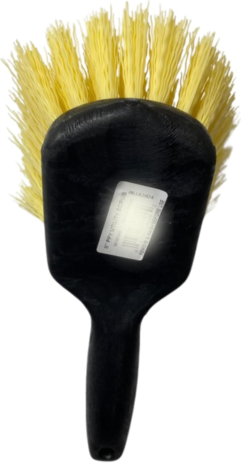 SPARTA 3650500 Plastic Scrub Brush 8 Inches Black