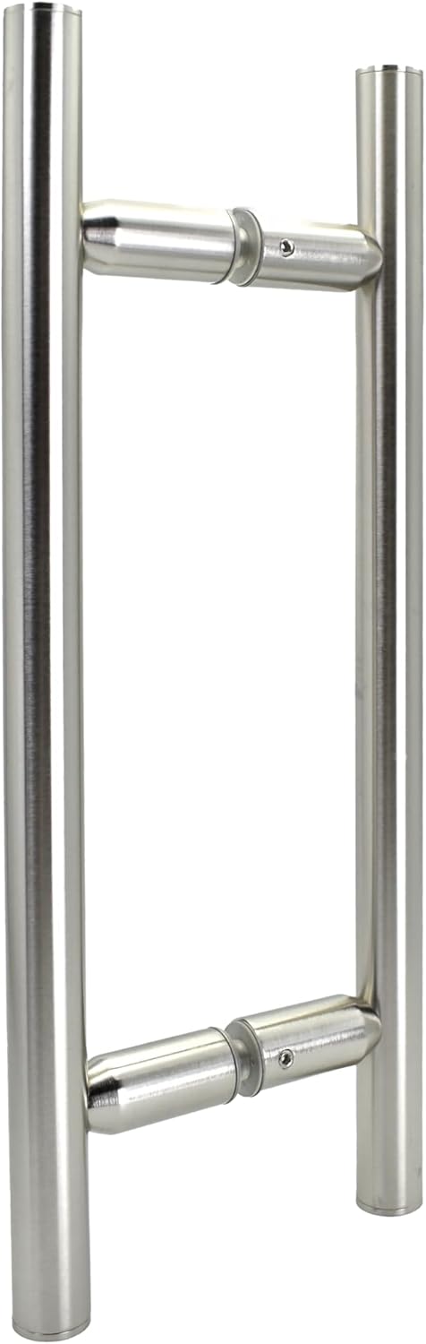 MONT HARD 8 Center-to-Center Ladder Pull Shower Handle Brushed Nickel