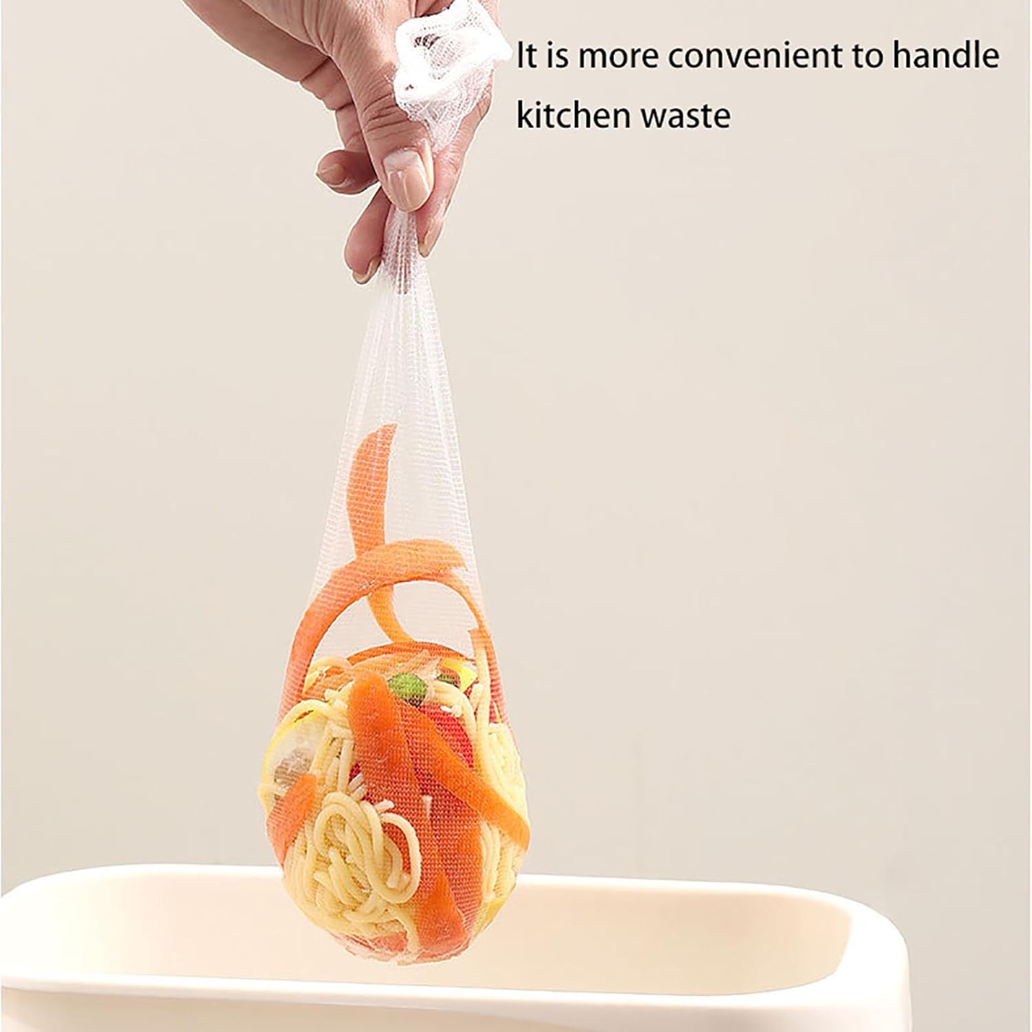 Cuzykitchen Sink Drainer with Suction Cup and Net 2 Pack