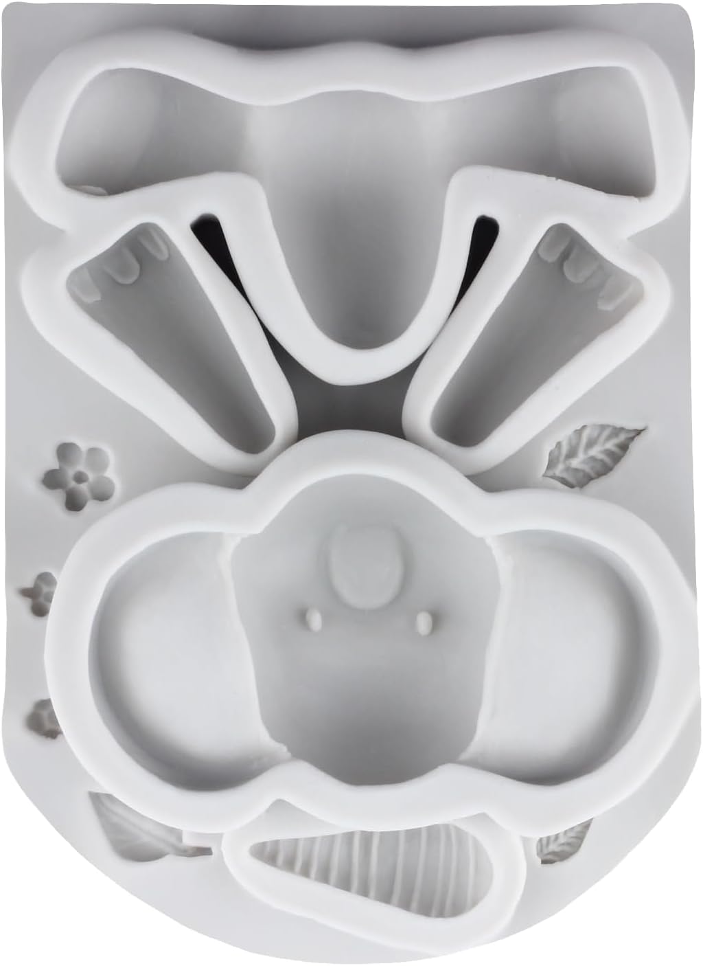 YANQINMS Elephant Silicone Fondant Mold - Reusable Cake Decorator Mold