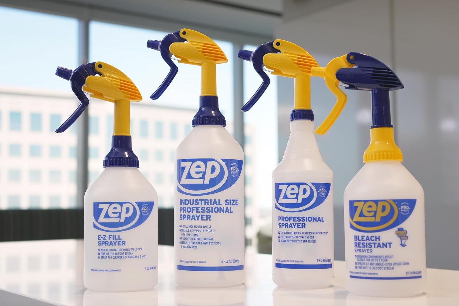 Zep Bleach Resistant Professional Sprayer Bottle - 32 oz Pack of 2