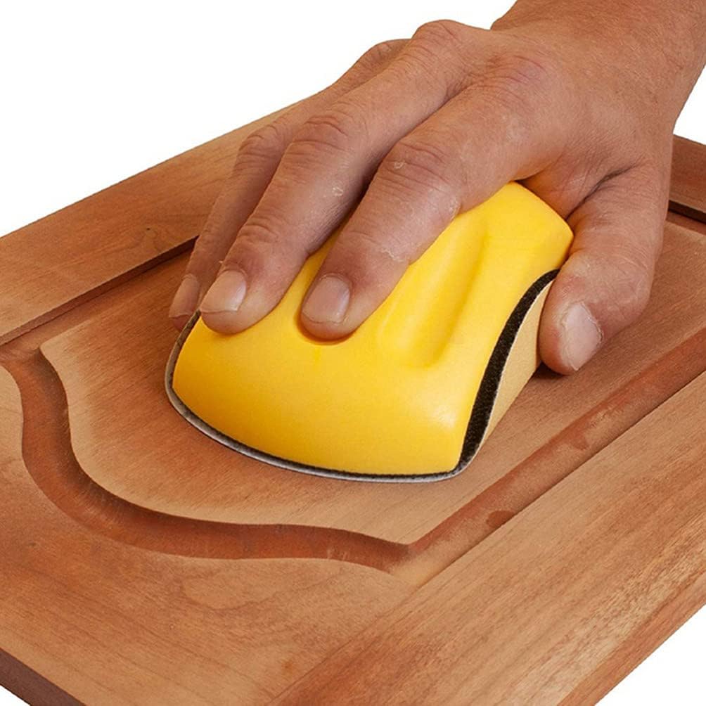 Baluue 2PCS Yellow Sanding Backing Pad with Hook and Loop