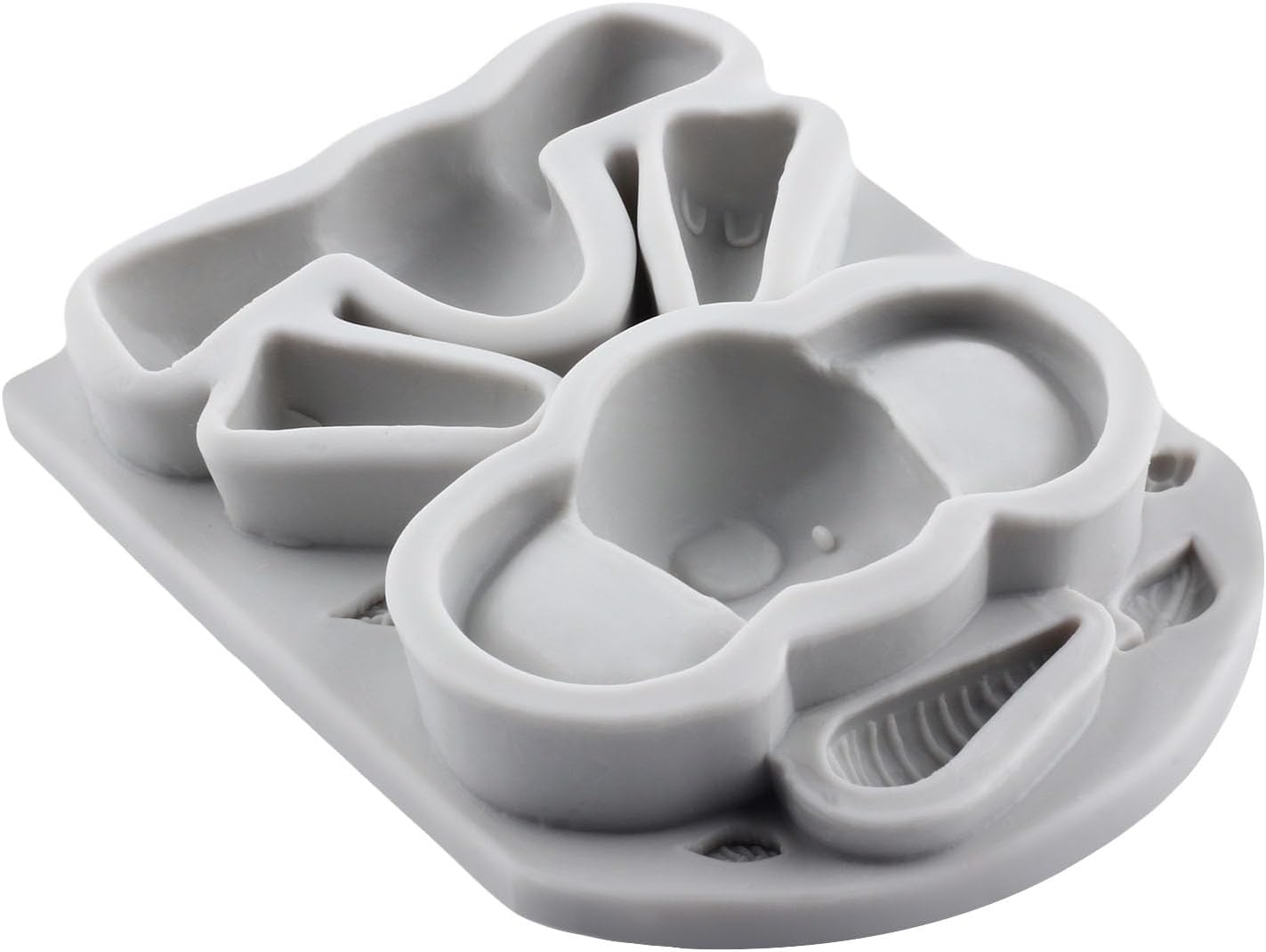 YANQINMS Elephant Silicone Fondant Mold - Reusable Cake Decorator Mold