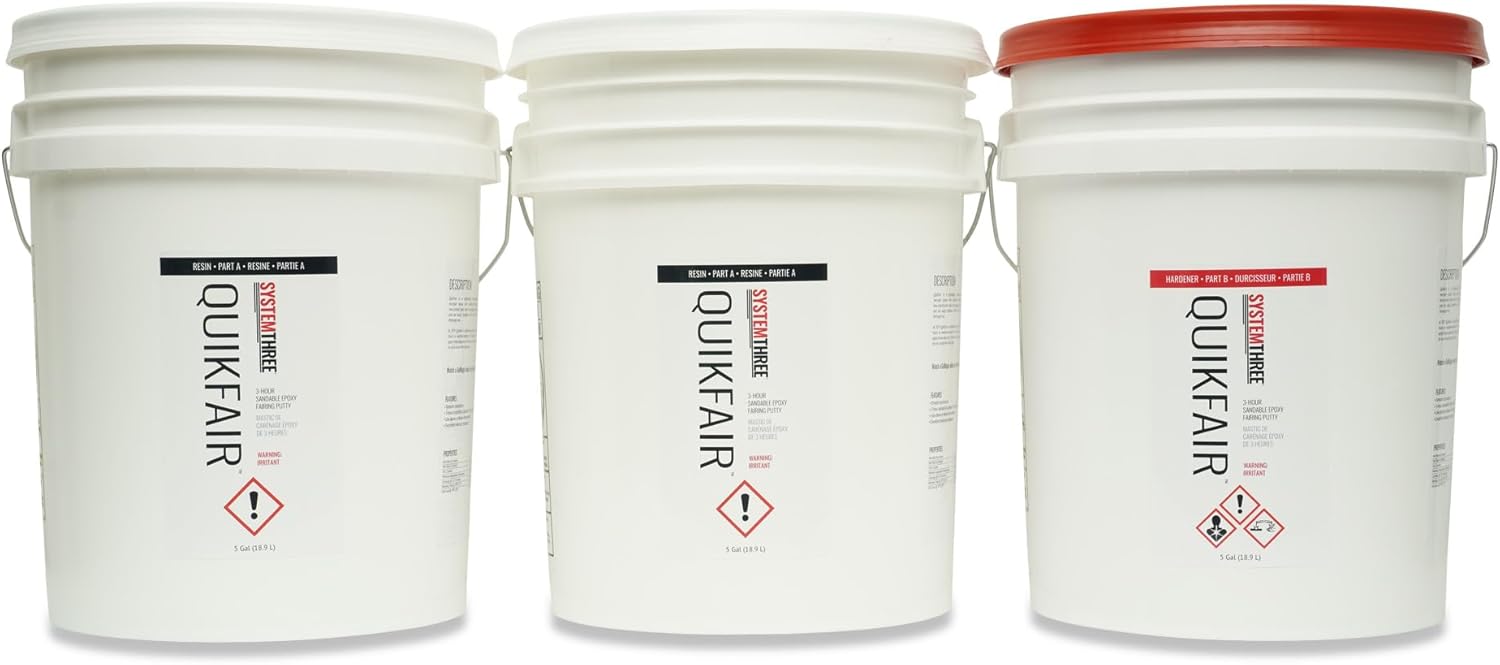 System Three QuikFair Epoxy Fairing Putty 15 Gallon Kit