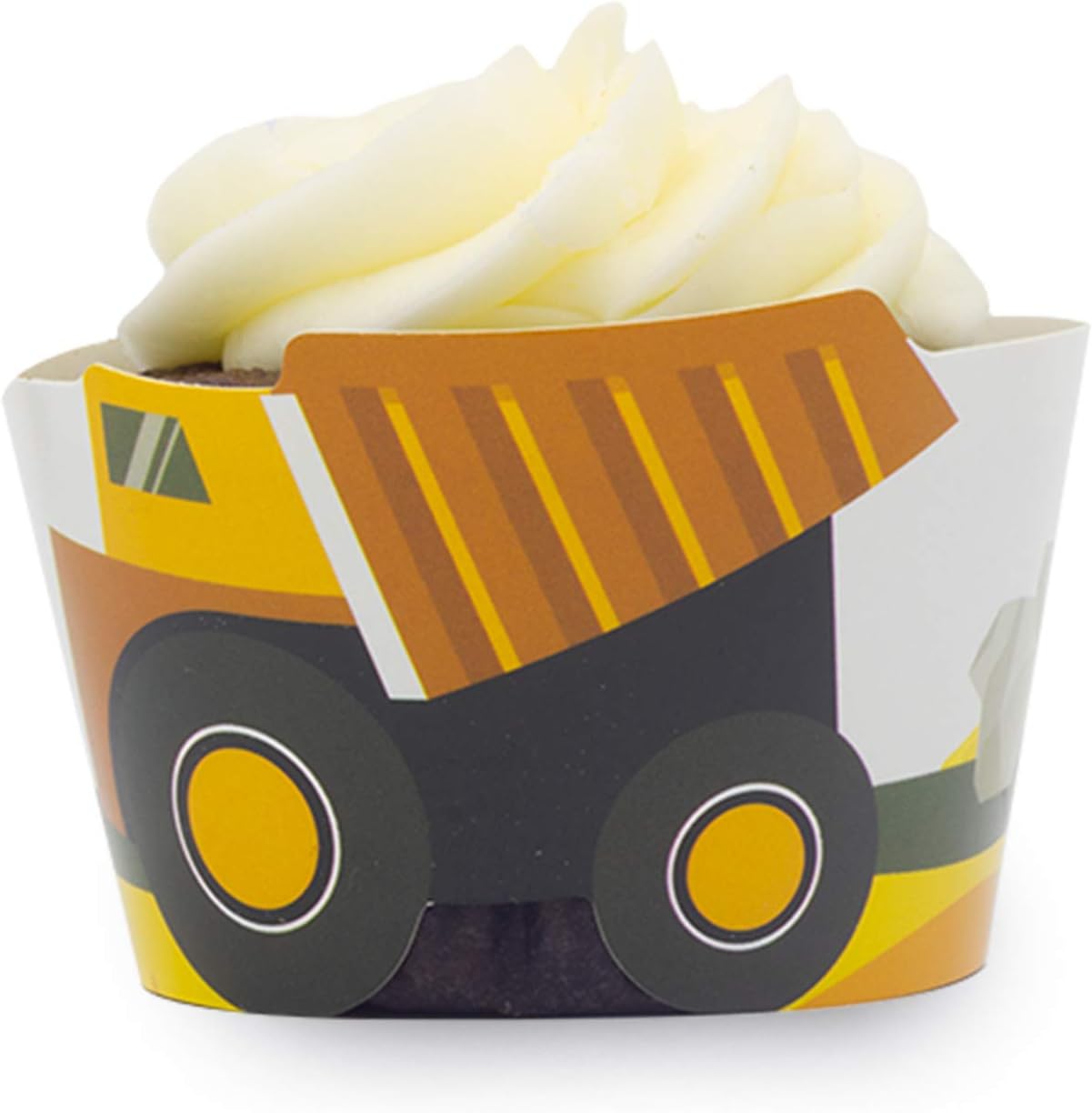 Pop Fizz Designs Construction Cupcake Wrappers Set of 24