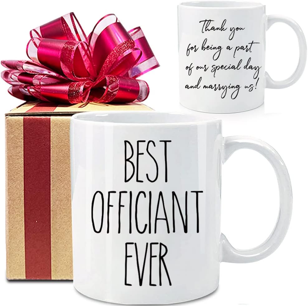 Funny Wedding Officiant Mug Gift Best Officiant Ever Coffee Mug