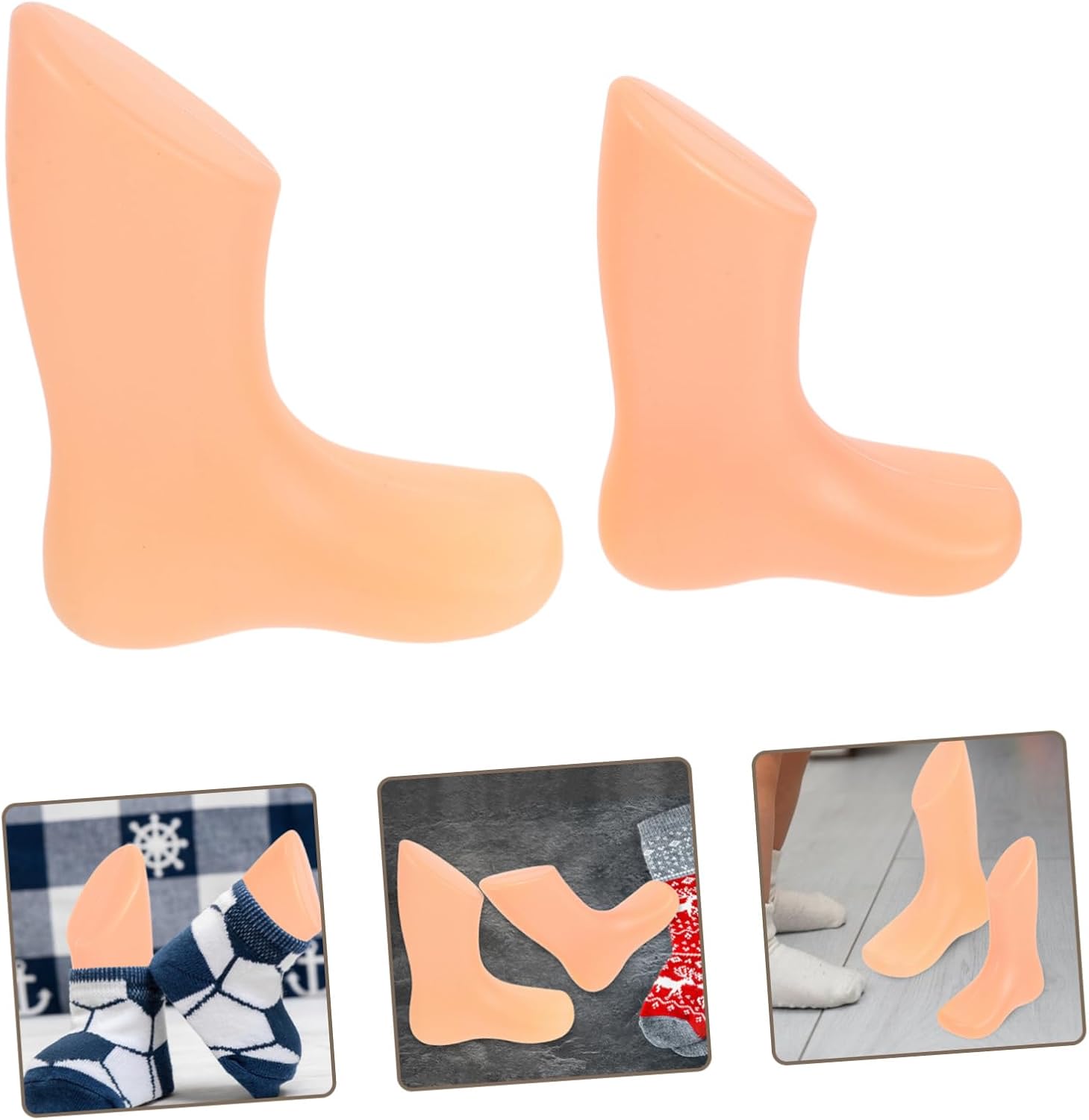 Angoily Reusable Foot Mannequins 4pcs for Store and Art