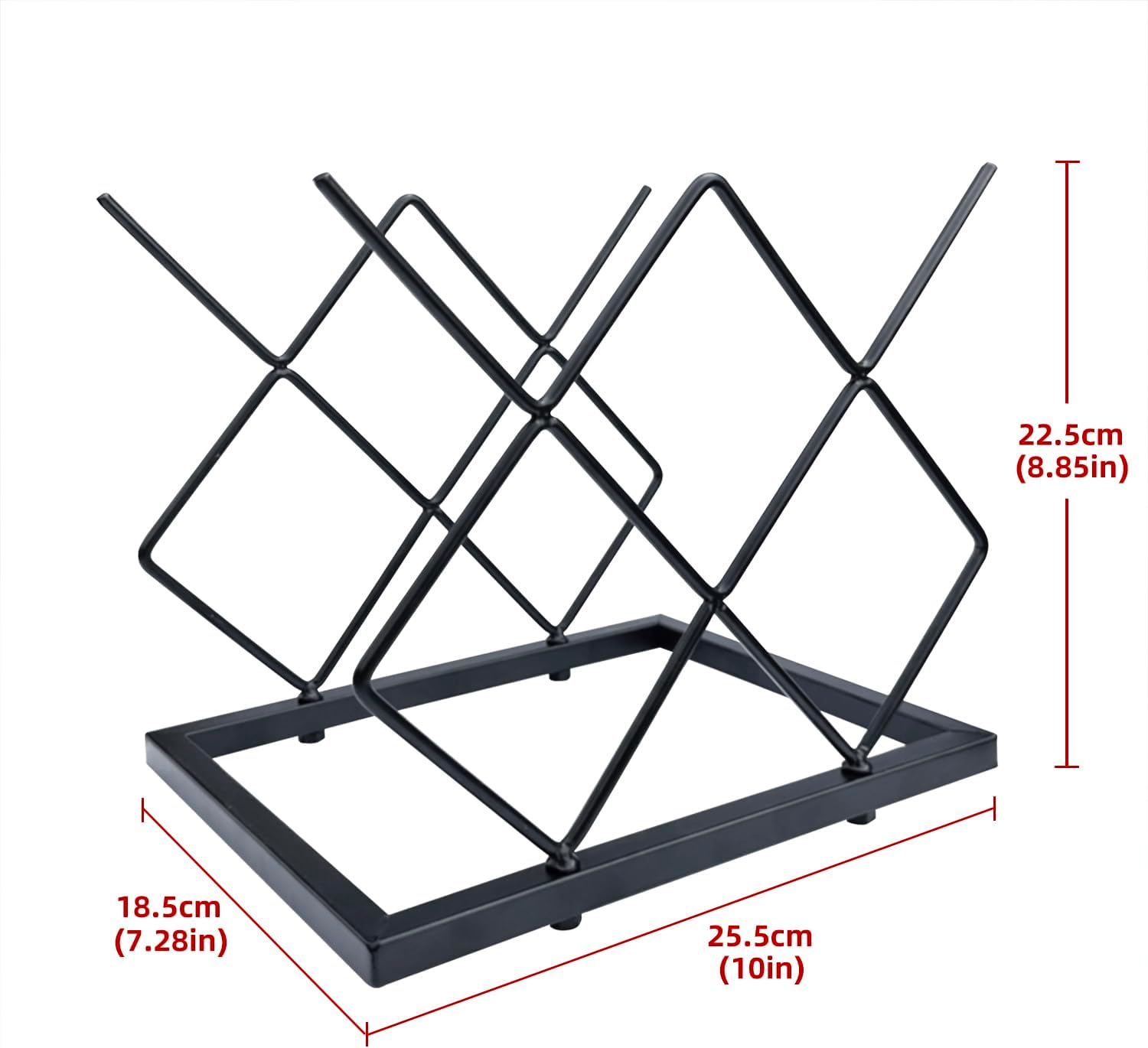 MCSAPIL Tabletop Wine Rack 5 Bottle Capacity