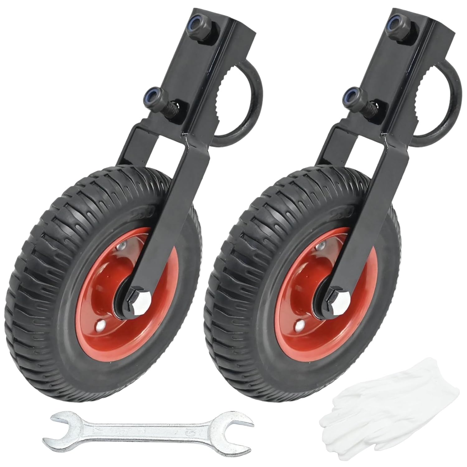 2Pcs 8 Heavy Duty Gate Wheel with 400lb Capacity