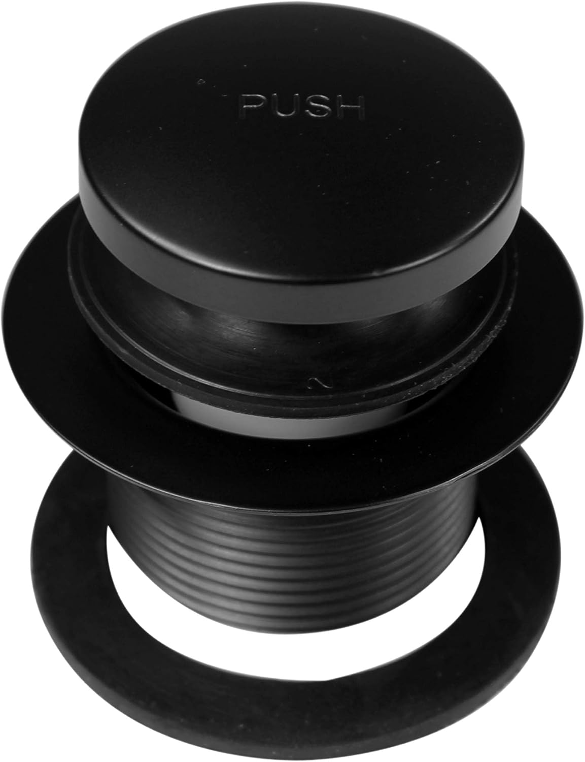 Westbrass 1-12 Black Tubular Drain Kit Matte Black