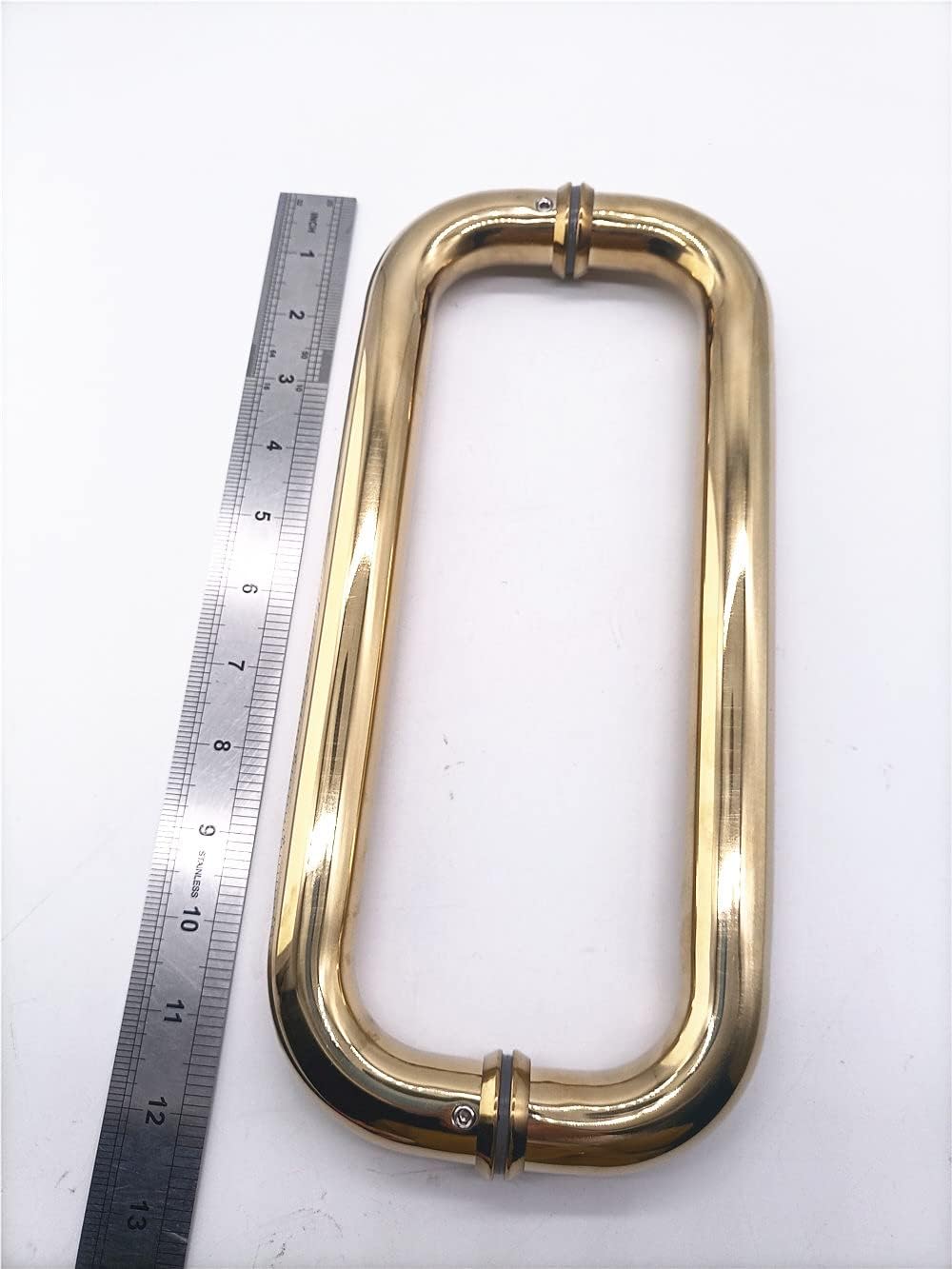 WANLIAN 8 Inch Gold Shower Door Pull Handle
