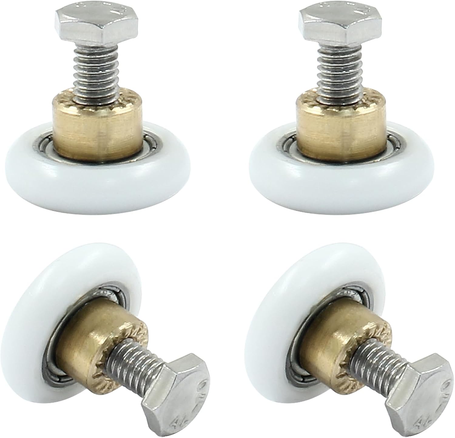 4 pcs 23mm Shower Door Rollers Replacement