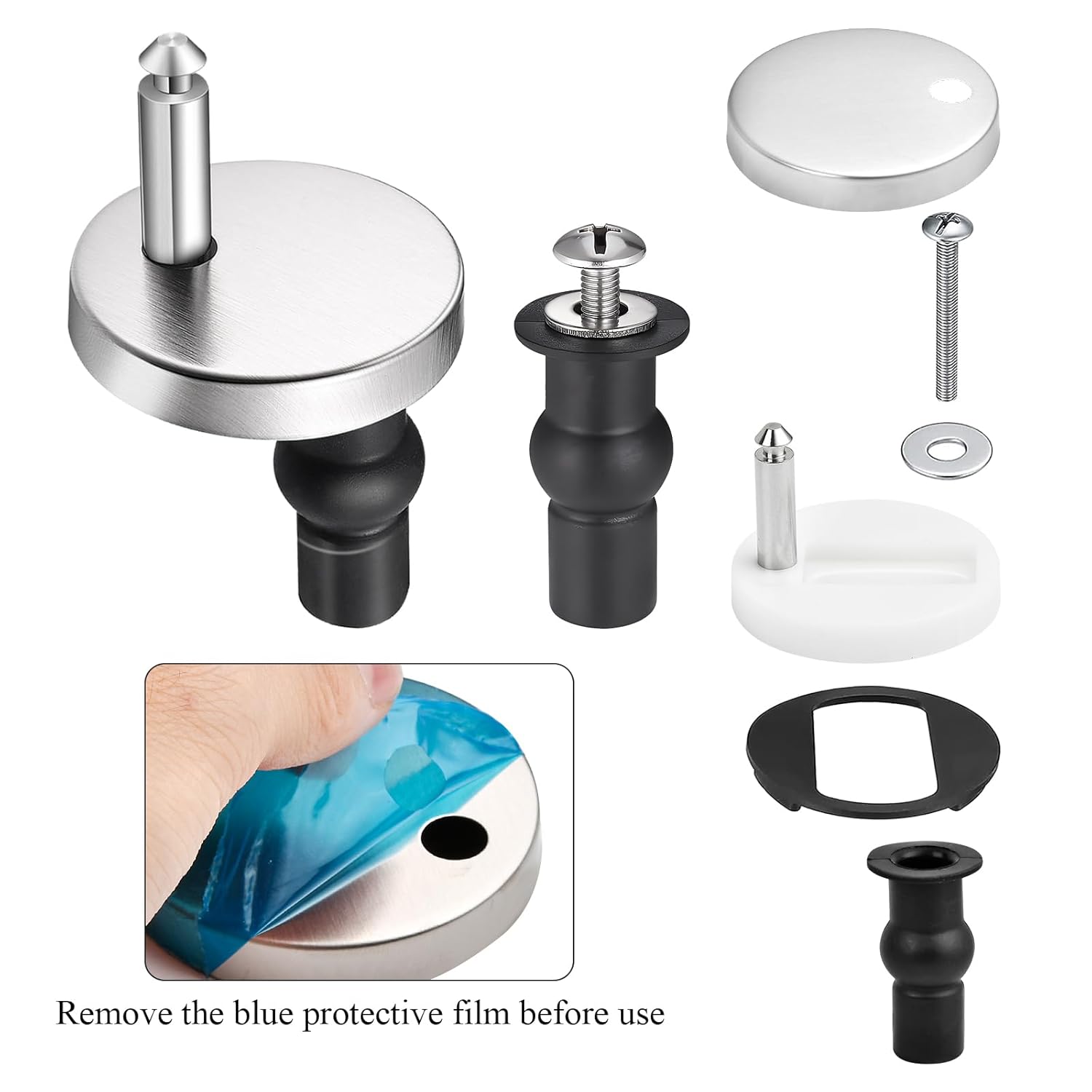 Supkiir 4Pcs Toilet Seat Replacement Kit