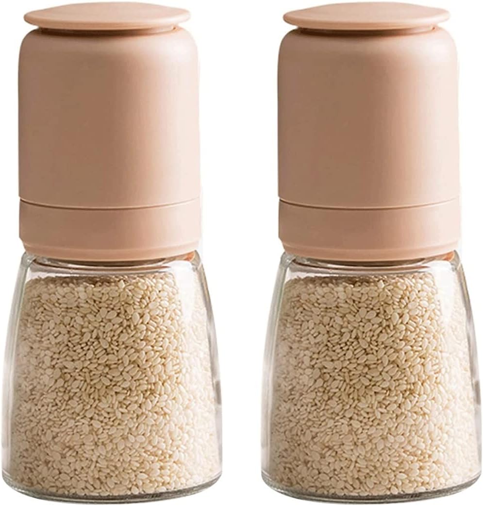 Ceramic Salt and Pepper Grinders Set 2Pcs