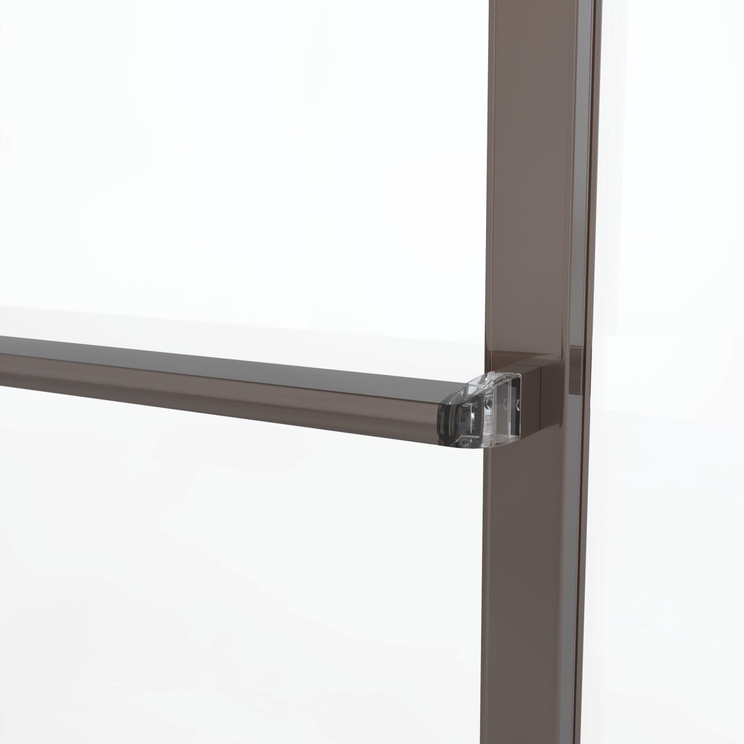Basco DLXH05A5958XPOR Deluxe Framed Shower Door 1