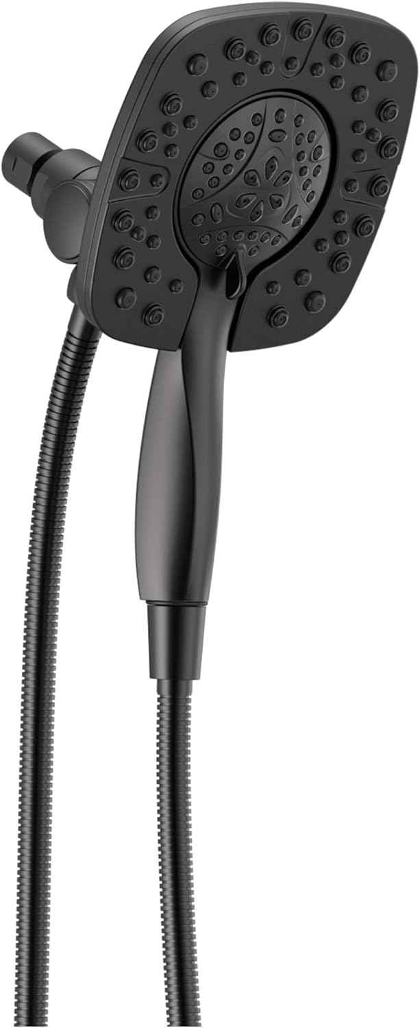 Delta 4-Spray In2ition Dual Shower Head with Handheld Matte Black