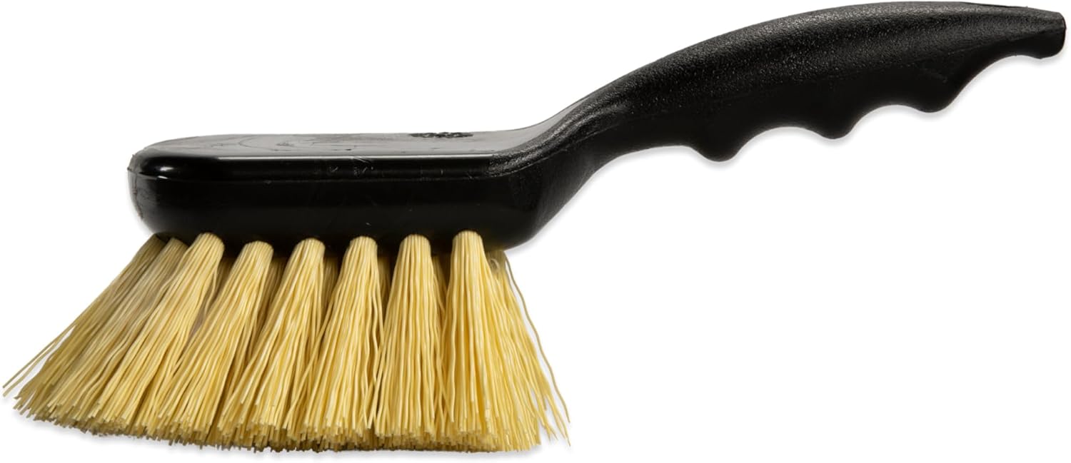 SPARTA 3650500 Plastic Scrub Brush 8 Inches Black